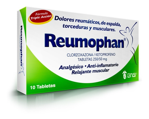 Reumophan Clorzoxazona / Ketoprofeno C/20 Tabs Grisi