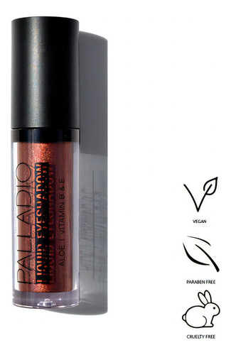 Sombra Liquid Eyeshadow X3.8ml Palladio Color De La Sombra Tigereye