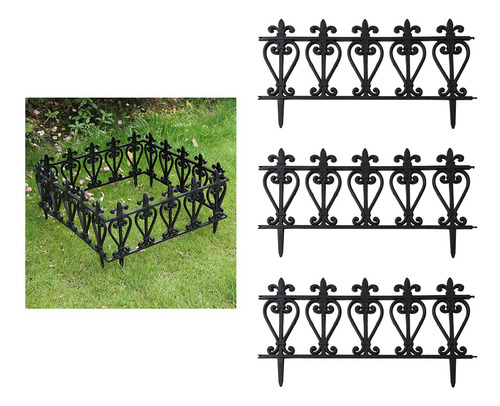 Cerca De Barreira Para Animais, Cerca De Jardim, 3pcs Vaso