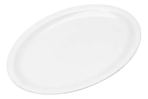 12 Piezas Plato Ovalado Melamina 34 Cm