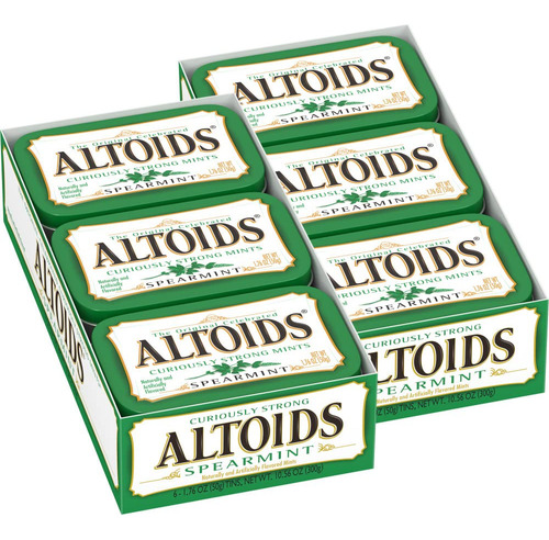 Pastillas Sabor Hierbabuena 50 Gramos Paquete De 12