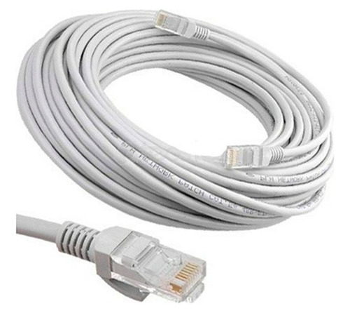 Cable Utp Cat 6 Gigabit Red Internet Ponchado X 30 Metros