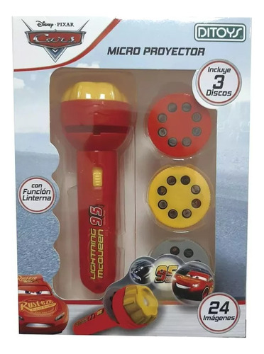 Linterna Micro Proyector Cars Disney 2589 Ditoys