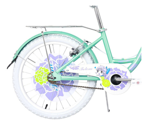 Bicicleta Totem Niña Aro 20 Pretty Girl Verde Claro Cuadro XS