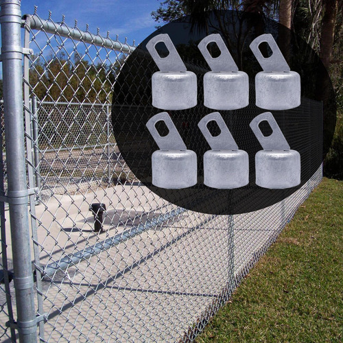 Link Link Fence Rail End Cap Galvanized Multifunción Plata
