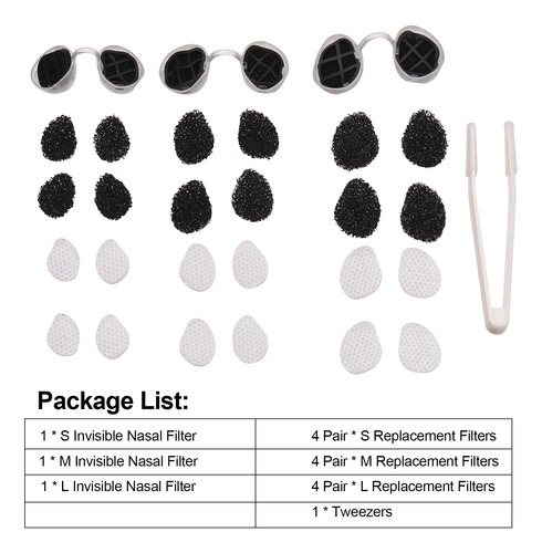Filtro Nasal Snore Stopper, Ultra Transpirable, Invisible