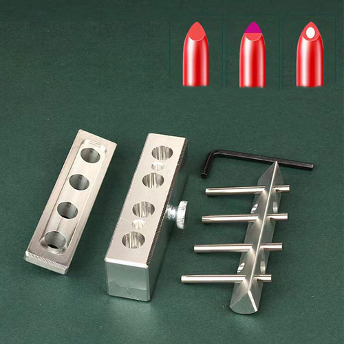 Modelo De Batom Diy Multiuso Caseiro, 4 Furos Duplos 3 Uso