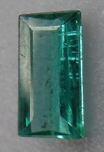 Esmeralda Lapidação Baguette 0,4ct (0,08g) 6x3x2mm Cód 388 L Verde Esmeralda Límpido