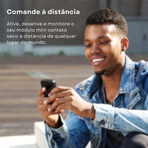 Interruptor Mini Relé Contato Seco Wi-fi Inteligente Alexa Branco
