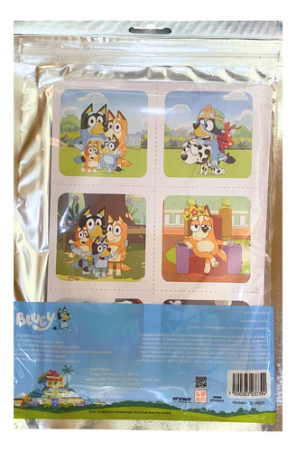 Memorama Bluey Infantil | 8 Plantillas Con 6 Tarjetas