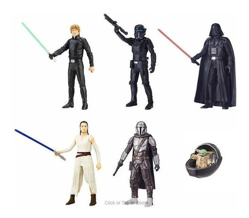 Star War Set De Muñecos X6 Hasbro - Premium