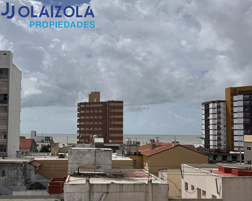 2 Ambientes Con Vista Panorámica Al Mar | Balcón Cerrado | Amoblado