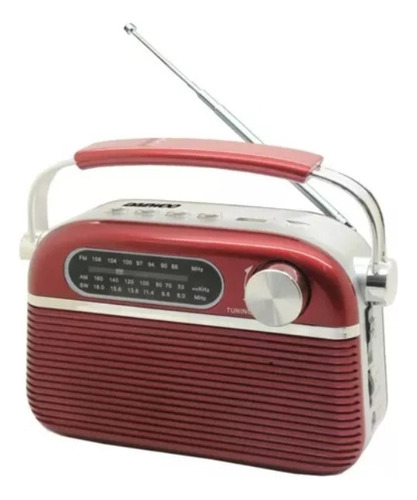 Radio Portátil Retro Am/fm Usb Daewoo Di-h221rd