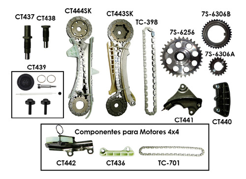 Kit Distribucion Ford Mustang 4.0l V6 2009