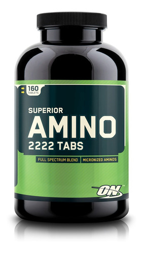 Optimum Nutrition Superior Amino 2222 160 Capsulas