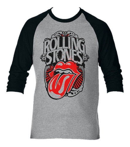 Camiseta Manga Larga  Rolling Stone Camibuso Niño Adulto