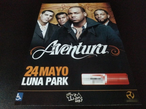 (pd309) Publicidad Clipping Aventura Luna Park * 2010 (Usado)