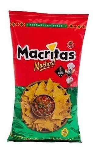 5 Paquetes De Nachos Macritas 250gr Fiestissima Liniers