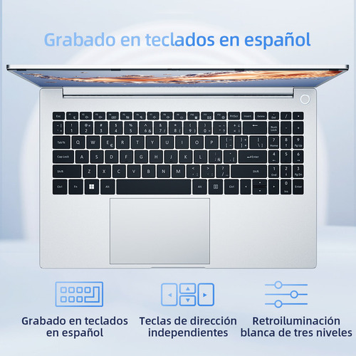 Notebook Laptop Machcreator 15n Amd Ryzen7 5825U 15.6'' Gris 16 Gb RAM DDR4 512 Gb SSD 60Hz 1920 Px X 1080 Px FHD AMD Radeon™ Graphics Windows 11 Pro