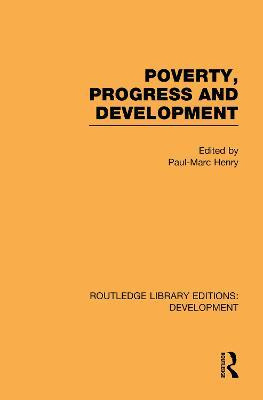 Libro Poverty, Progress And Development - Paul-marc Henry