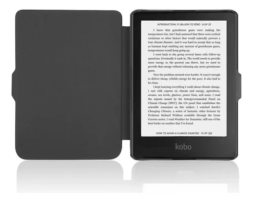 Black Smart Case For Kobo Clara 2e Tablet