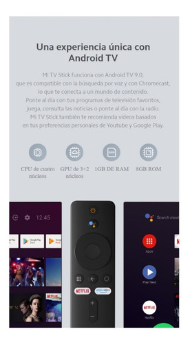 Imagen 6 de 9 de Xiaomi Mi Tv Stick Original Garantía Local Físico Envíos