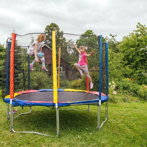 Cama Elástica Infantil Pula Pula 1,8m Trampolim Com Zíper