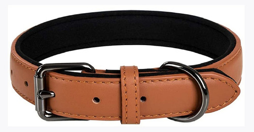 Collar Para Mascotas Genuine Leather Soft Waterproof  Fr32l