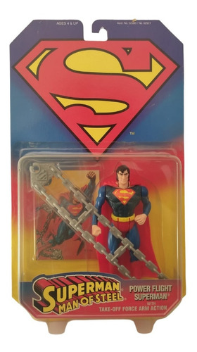 Power Flight Superman Man Of Steel Kenner Vintage