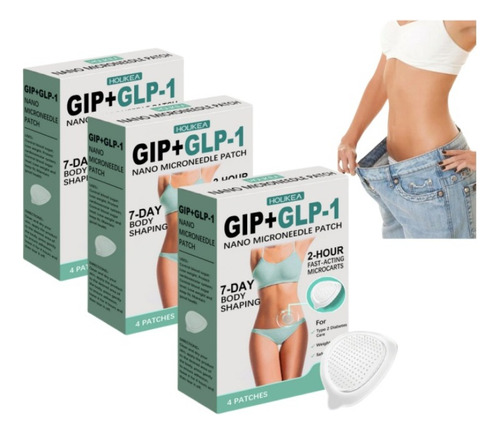 Microagujas Gip Glp-1 Nano, Piel Reafirmseguro Y Eficaz X3