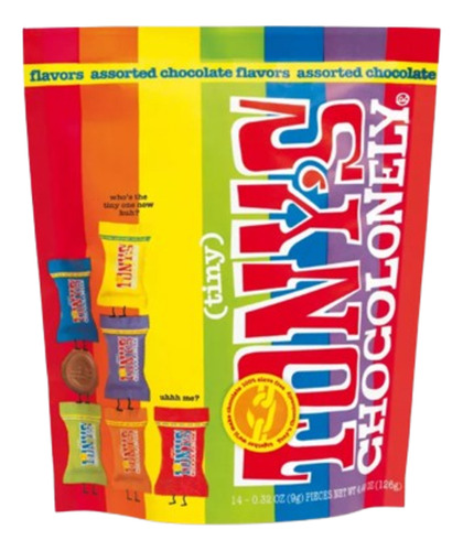 Moedas De Chocolate Sortidas Tiny Tony's Chocolonely 126g