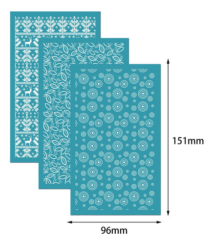 3 Estênceis De Serigrafia Compatível Com Argila De Oval