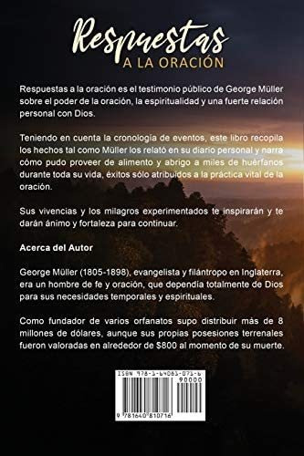 Respuestas A La Oracion : Historias Reales Sobre La Intervencion Divina, De George Muller. Devoción Total Editorial, Tapa Blanda En Español
