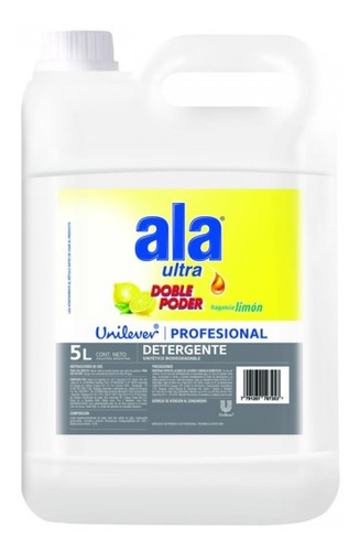 Detergente Ala Ultra X 5 Litros (rinde 150lt)