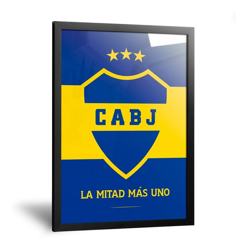 Cuadros Camisetas Boca Juniors La Mitad Más Uno 20x30cm
