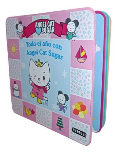 Libro El Año Con Angel Cat Sugar Gatita Troquelado 3d