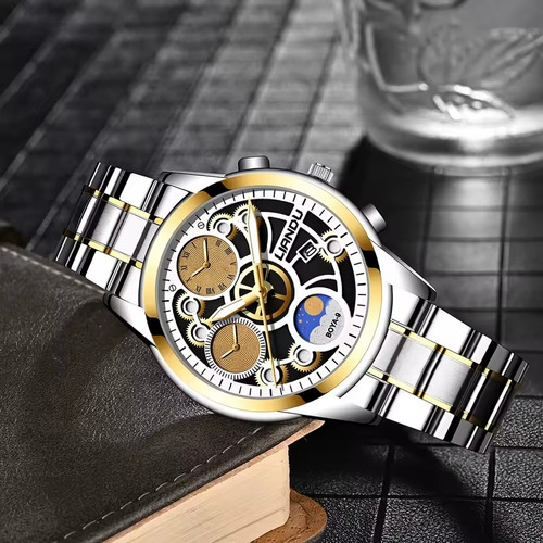 Reloj Cuarzo Elegante 1pz A Elegir Hombre Caballero Casual Caballero Liandu-01 Liandu-01