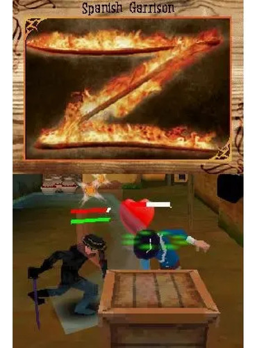 Jogo Zorro Quest For Justice Para Nintendo Ds Midia Fisica