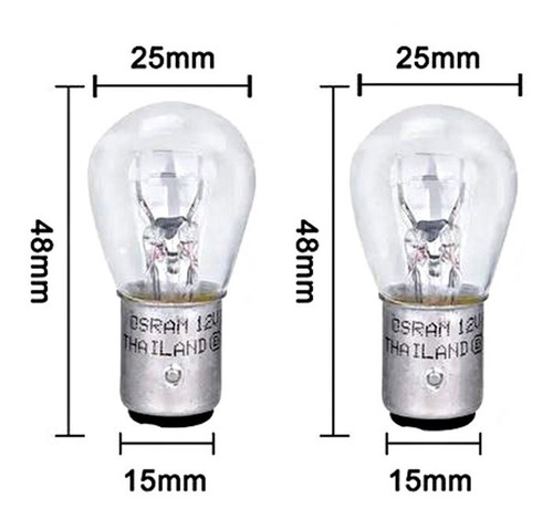 Bombillo 1 Contacto 12v/21w 7506 Ba15s Osram Original