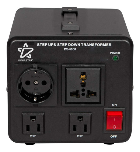 Convertidor De Voltaje Y Transformador Dynastar 5000w 110-22