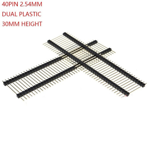 Pin Header Pinheader 1x40 Altura 30mm Pack 2 Unidad Arduino