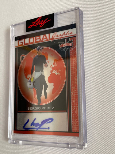 Autografo De Sergio Checo Perez Tarjeta Autografiada 5 De 6 (Usado)
