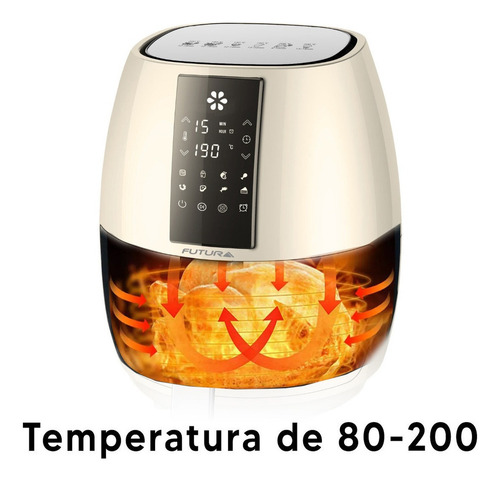 Freidora De Aire Digital 5lts Futura Digital Teletiendauy