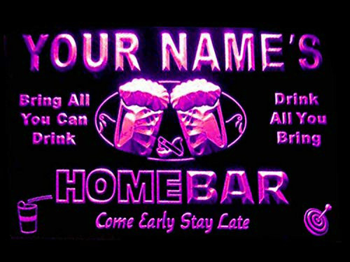 Cartel De Neón Led Personalizado Para Bar En Casa