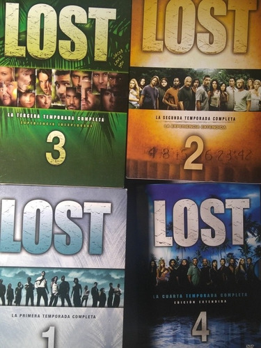 Lost Temporadas 1, 2, 3, 4 (originales), 27 Dvd's Oferta!!!