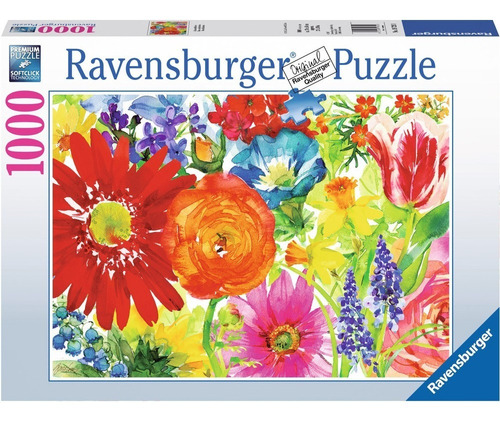 19729 Flores De Colores Rompecabezas Ravensburger 1000 Pieza