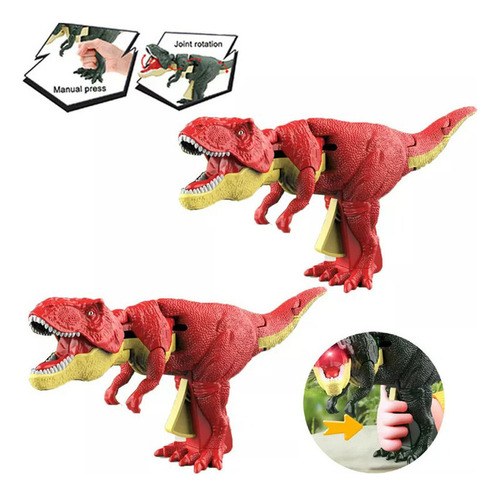 2x Halloween Broma Juguetes De Dinosaurios-trigger The T-rex