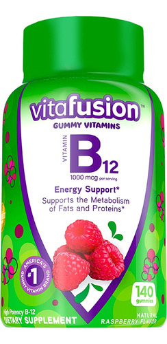 Vitamina B12 3000 Mcg Extra Fuerza Metabolismo 140 Gomitas