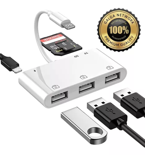 Adaptador Lightning A Multipuerto Usb 3.0/sd/micro Sd - Ipadizados Store