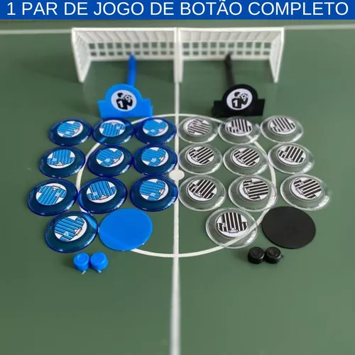 Jogo Futebol 90x60 Peteleco + Kit Jogo Botão Salão De Jogos